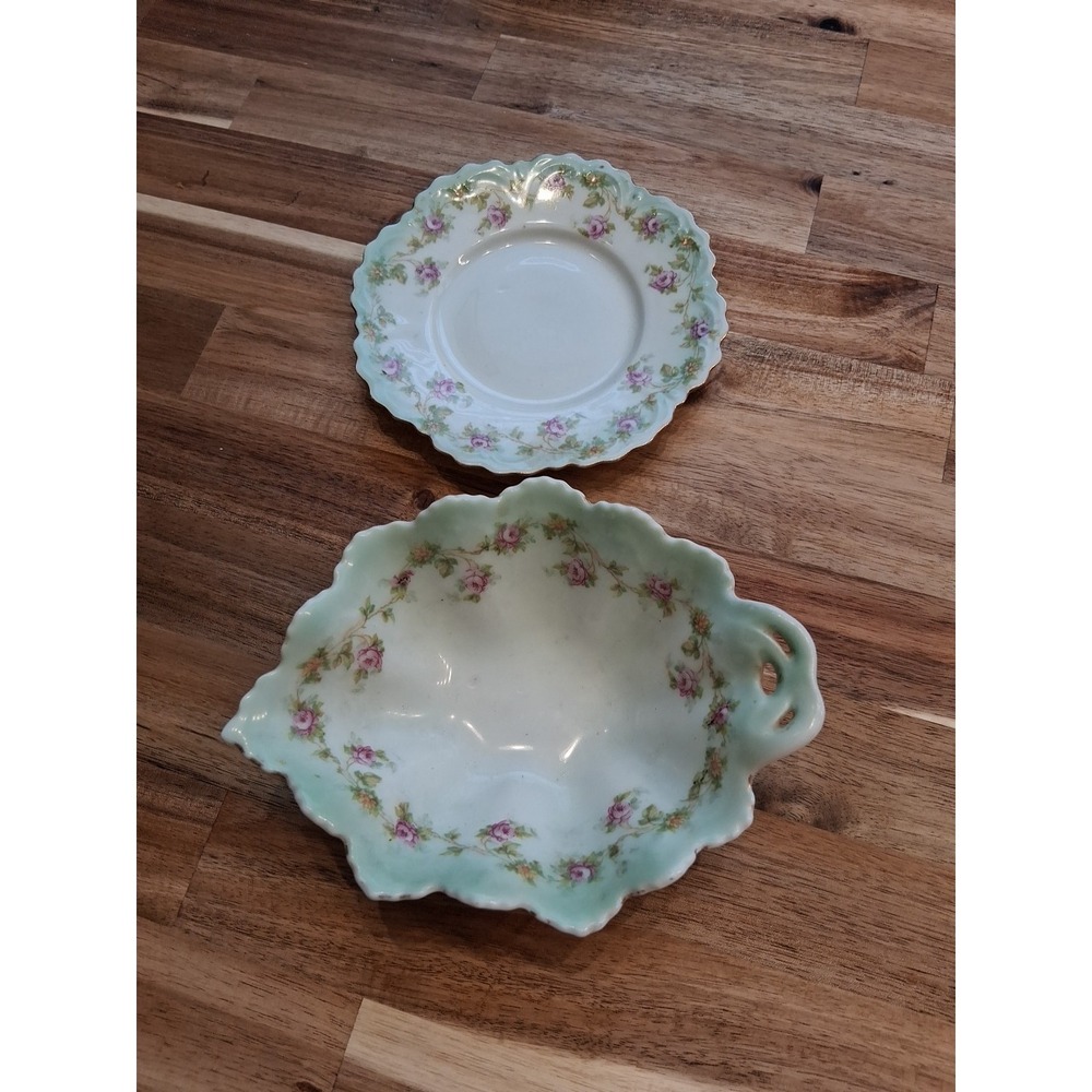 Moritz Zdekauer porcelain Small Bowl With Plate 1884-1902